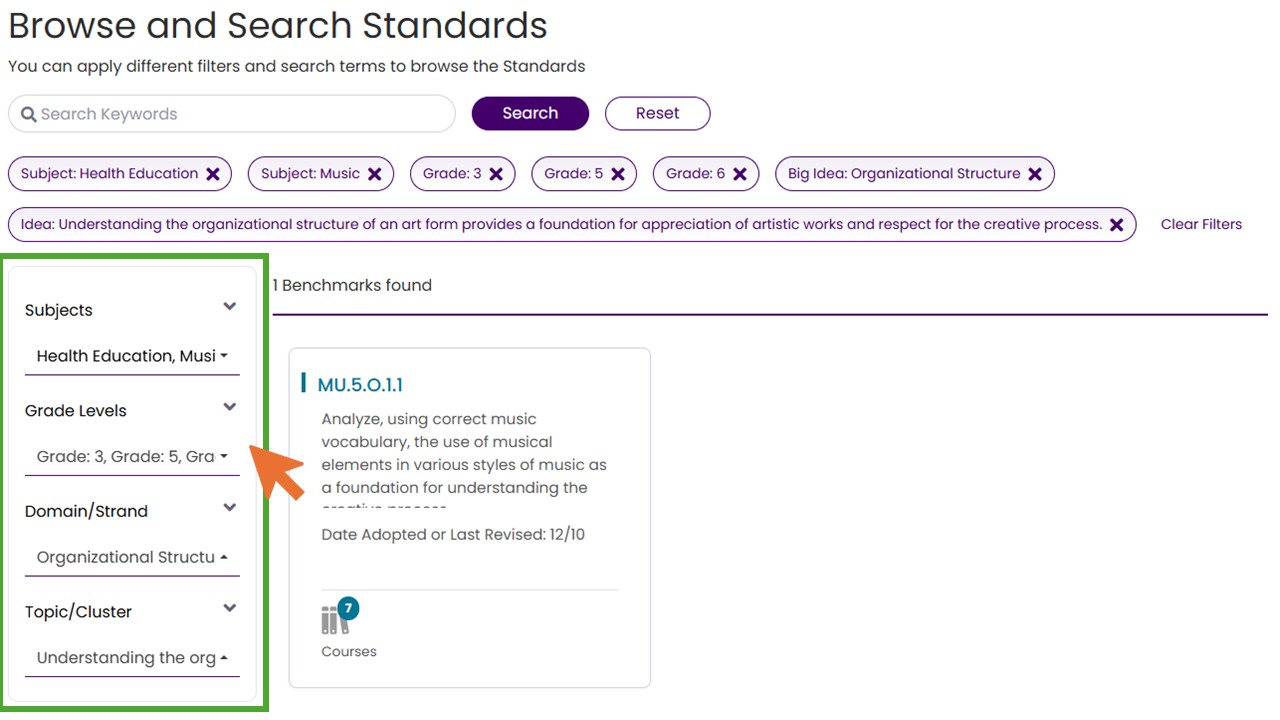 Browse and Search Standards - Dropdowns.JPG